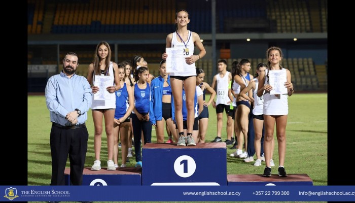 GSP Student-Athletes Shine at Pancyprian U-16 Athletics Competition